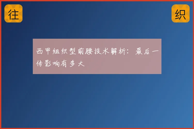 西甲组织型前腰技术解析：最后一传影响有多大
